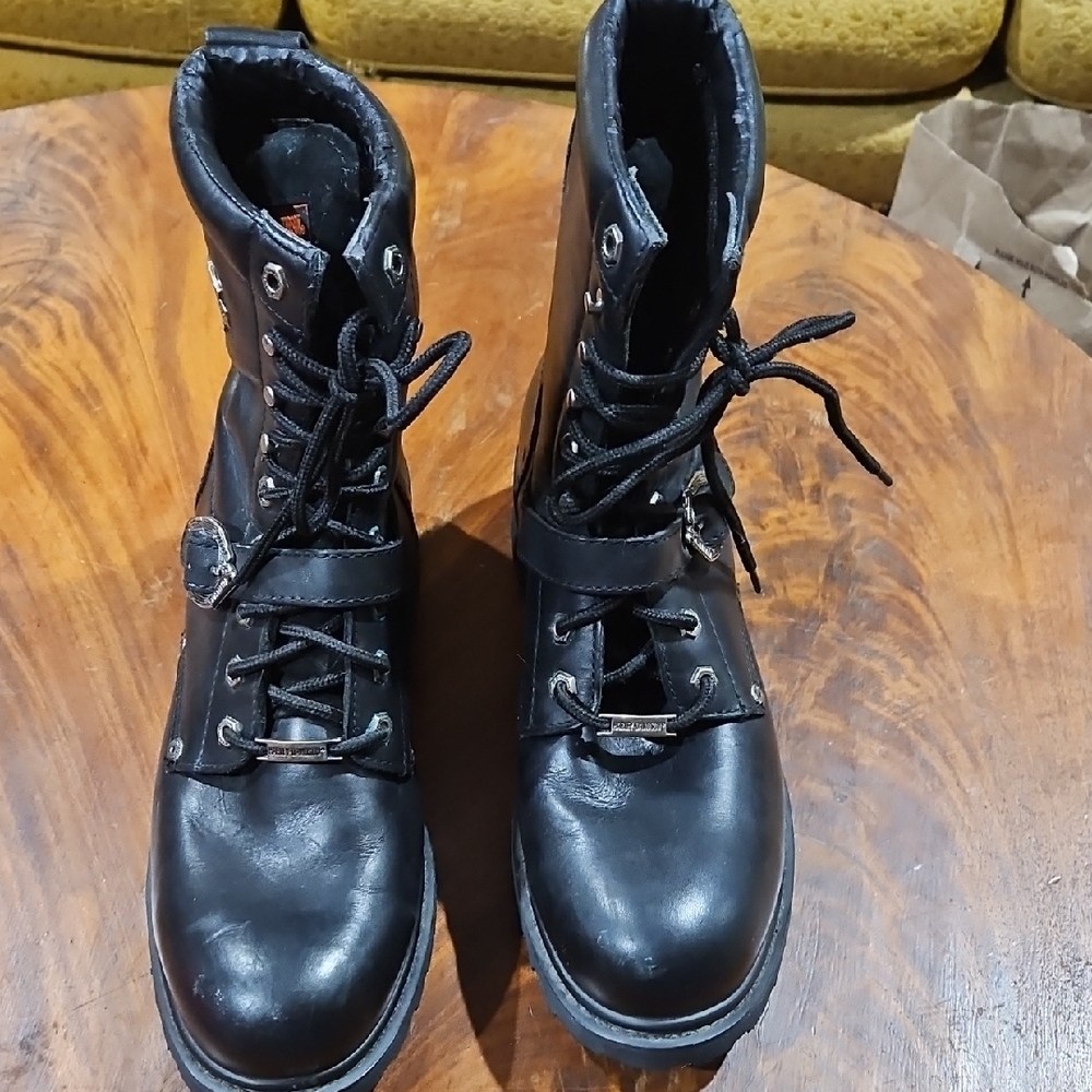 Harley-Davidson Authentic Faded Glory Leather Riding Boots